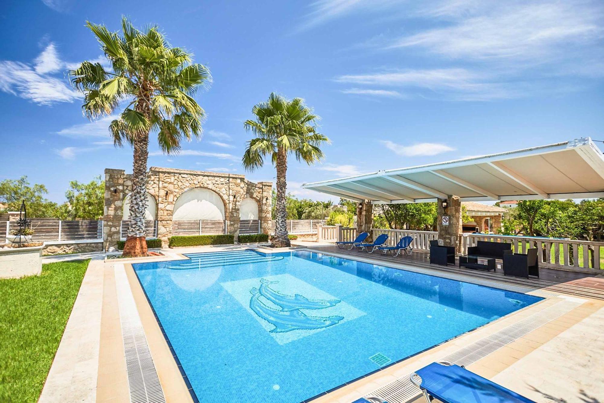 Villa St Dennis Makris Gialos  ภายนอก รูปภาพ