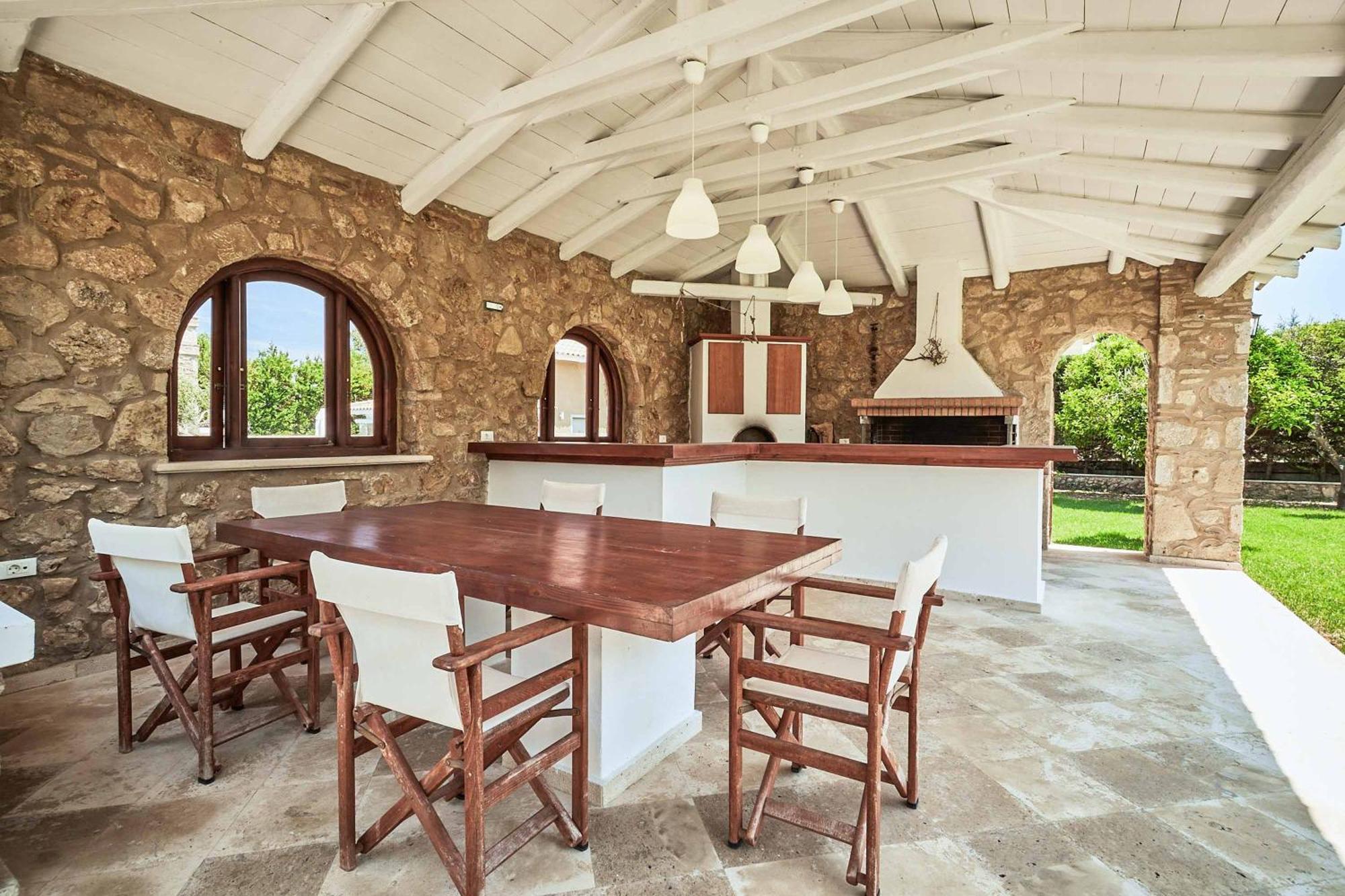 Villa St Dennis Makris Gialos  ภายนอก รูปภาพ