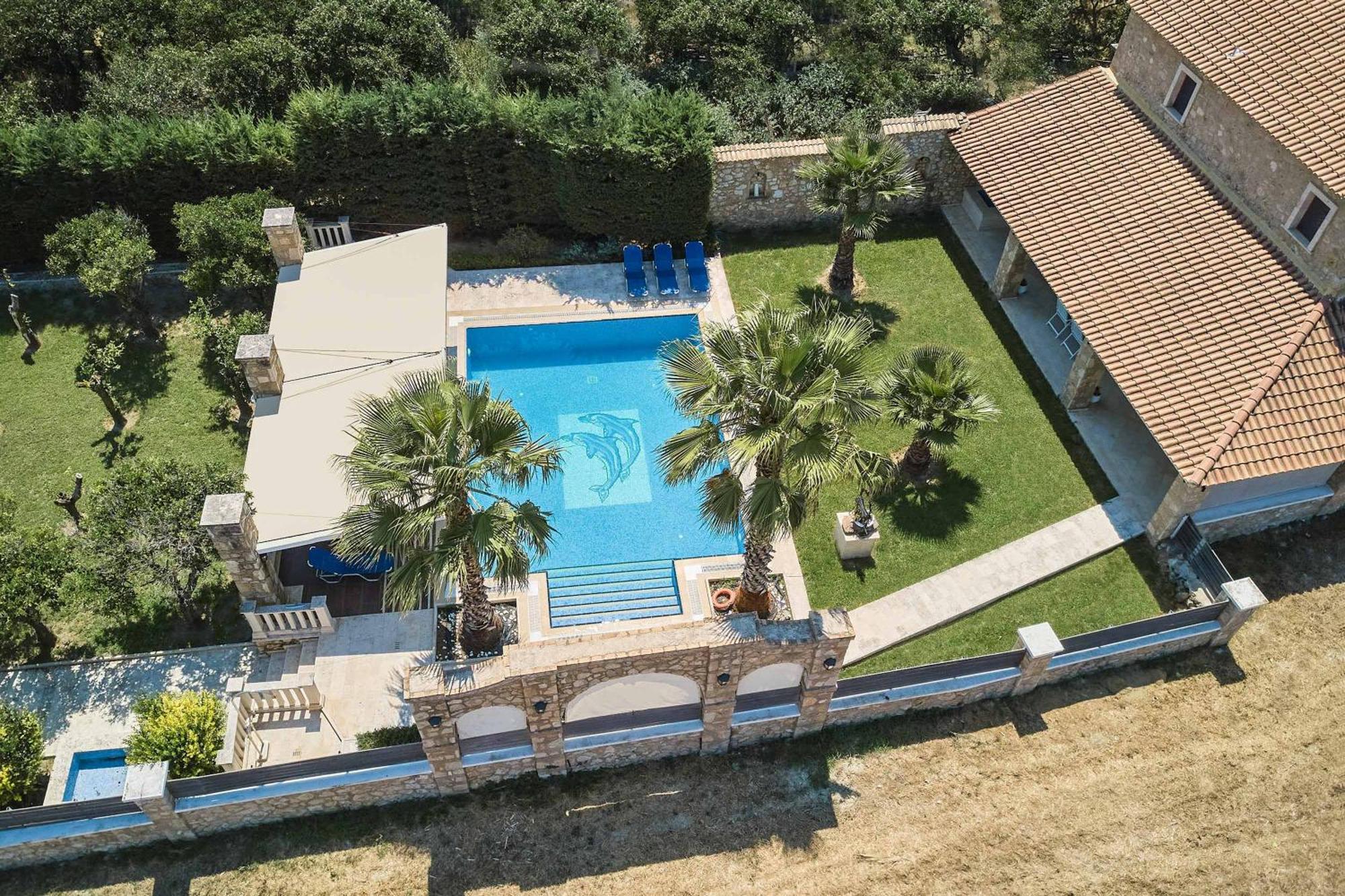 Villa St Dennis Makris Gialos  ภายนอก รูปภาพ