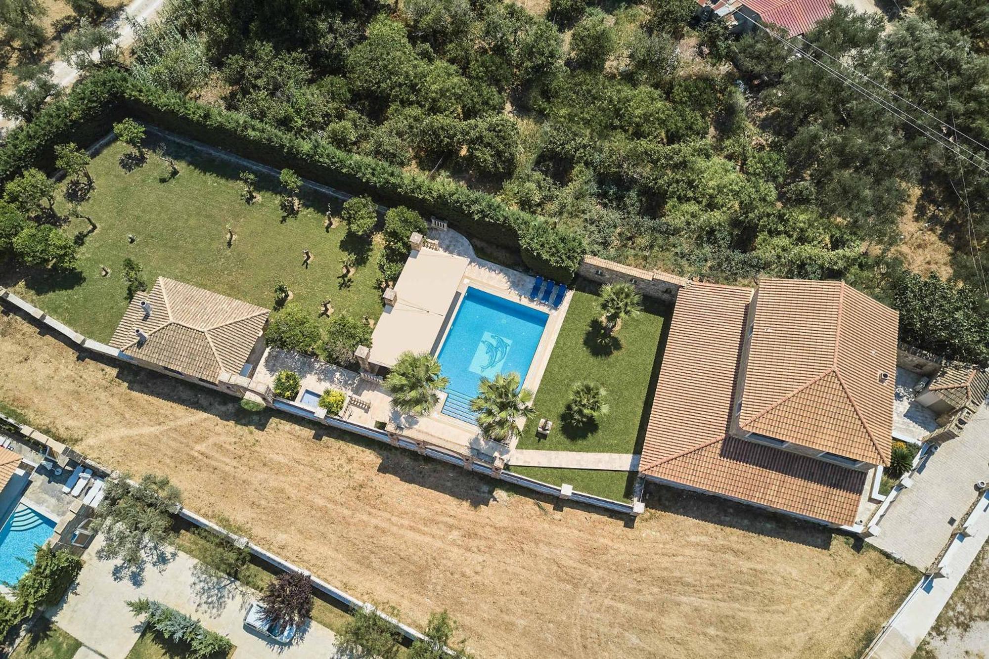 Villa St Dennis Makris Gialos  ภายนอก รูปภาพ