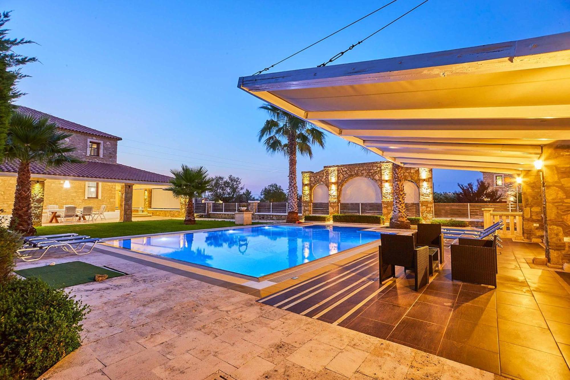 Villa St Dennis Makris Gialos  ภายนอก รูปภาพ