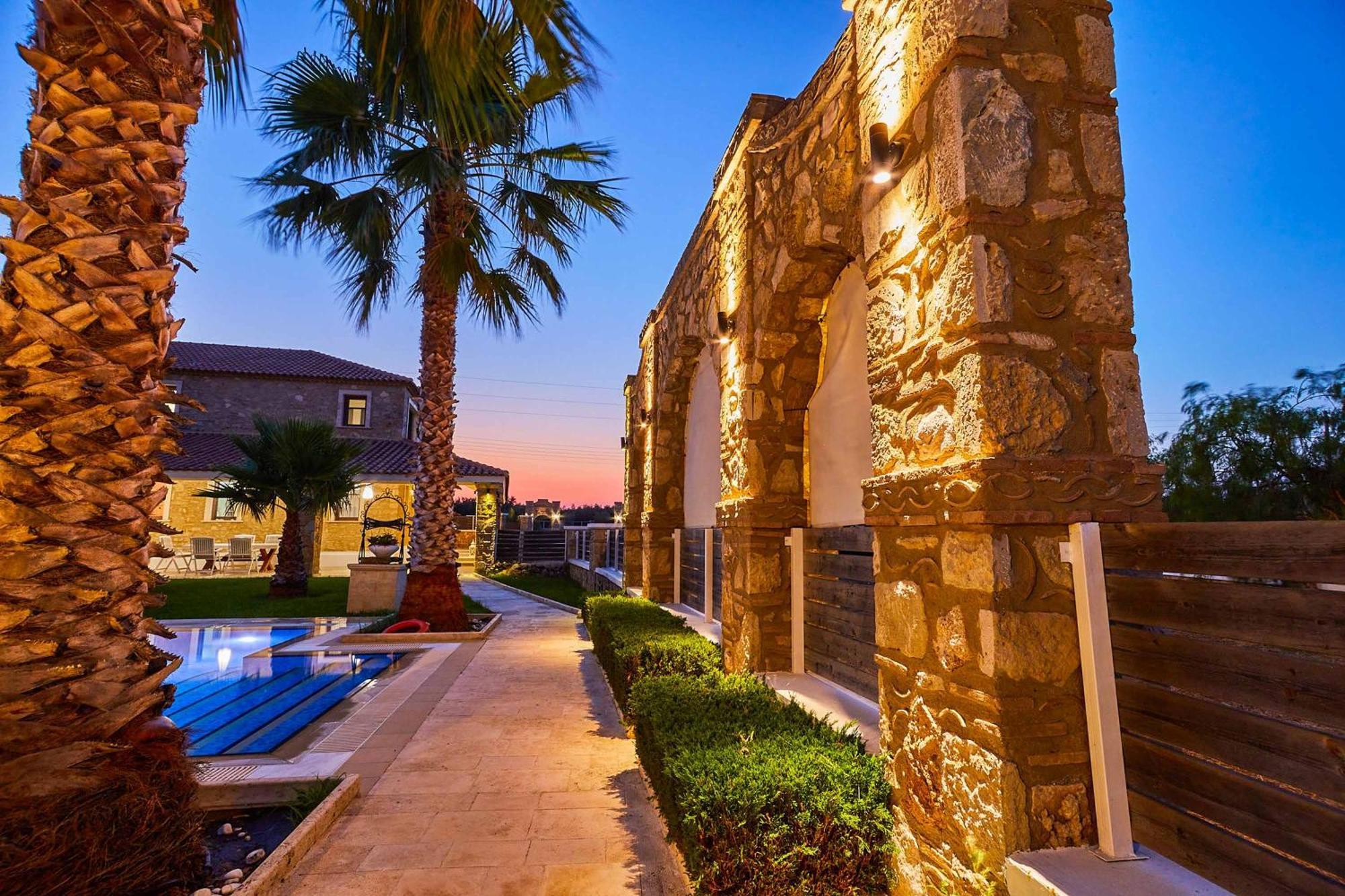 Villa St Dennis Makris Gialos  ภายนอก รูปภาพ