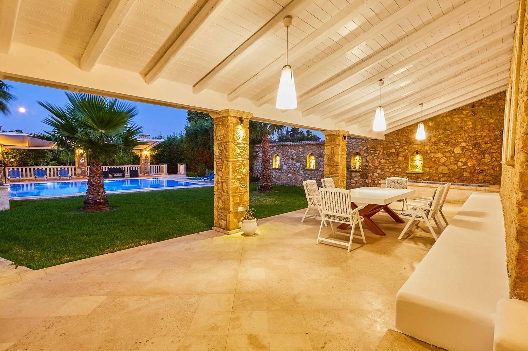 Villa St Dennis Makris Gialos  ภายนอก รูปภาพ