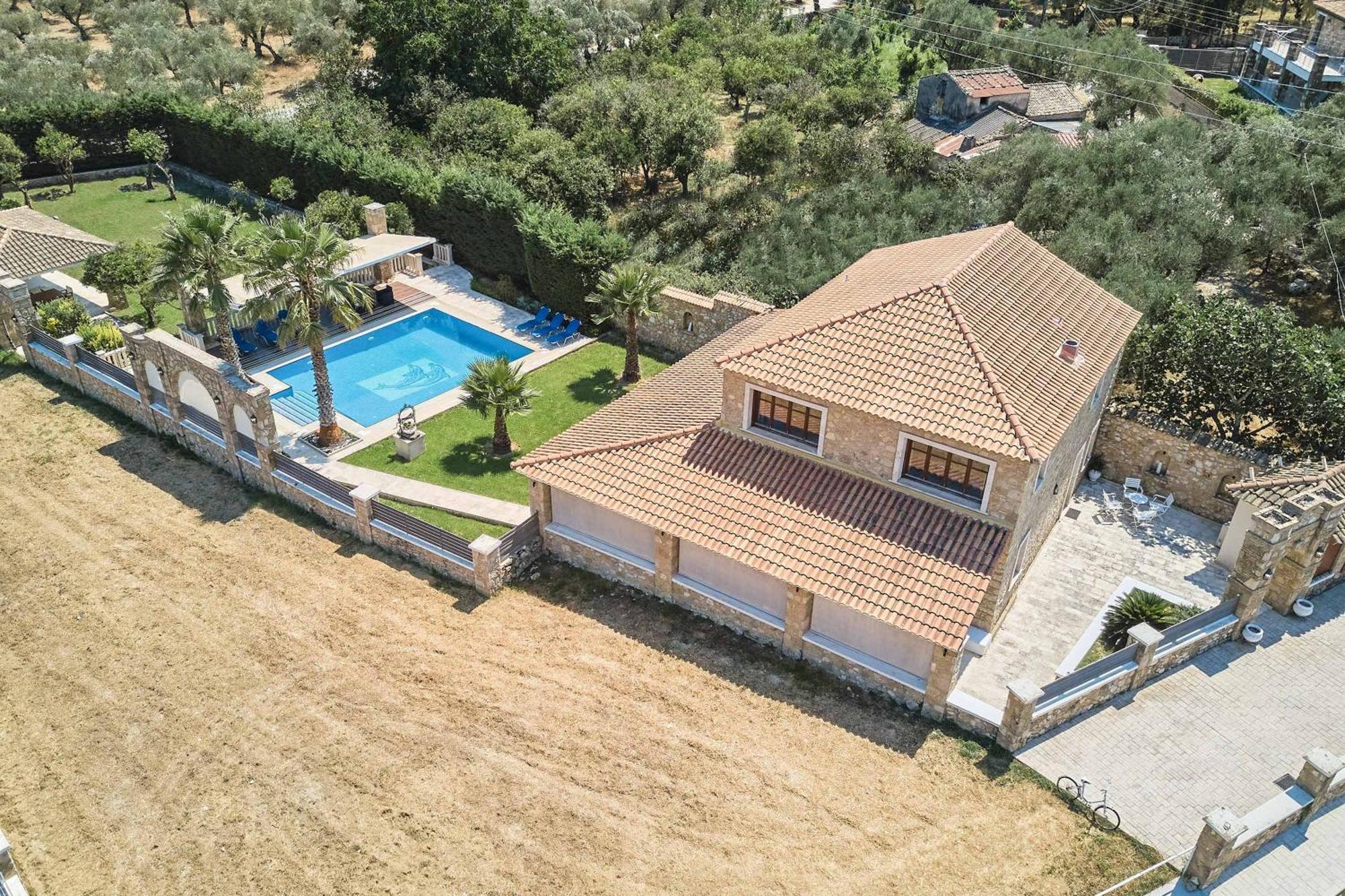 Villa St Dennis Makris Gialos  ภายนอก รูปภาพ