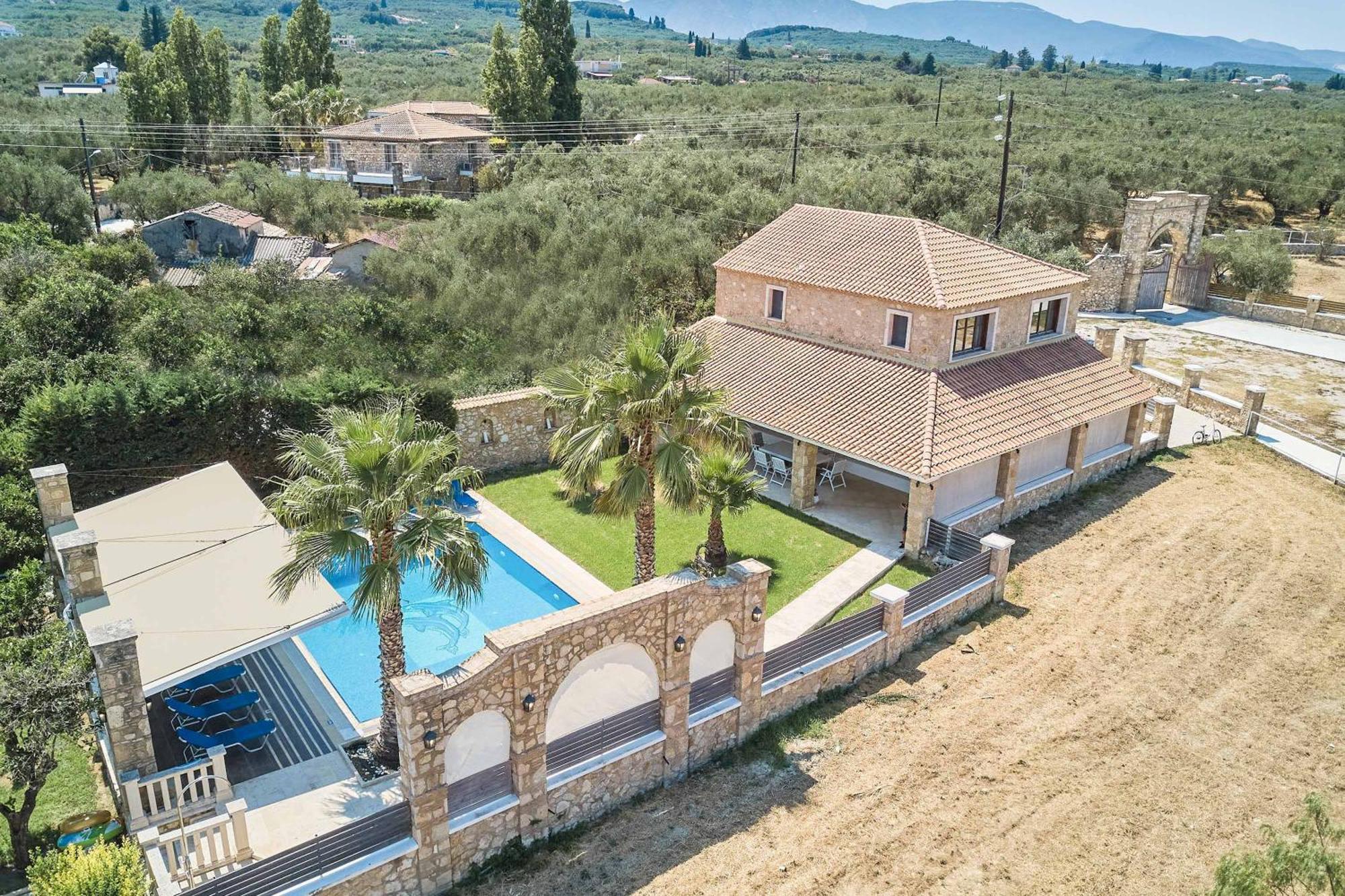 Villa St Dennis Makris Gialos  ภายนอก รูปภาพ